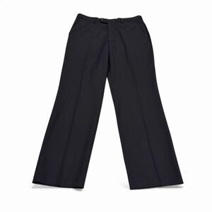 Jos. A. Bank Slacks Pants Men's 34x32 Navy Blue Dress Tailored Fit Classic